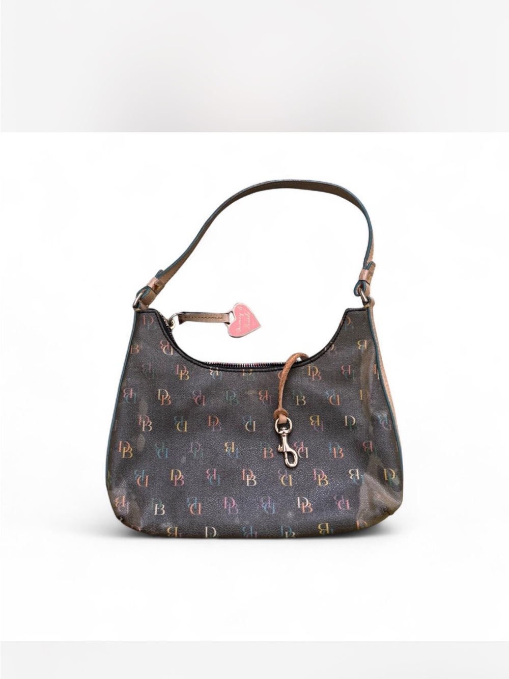 Dooney & Bourke Multicolor DB Logo Shoulder Bag